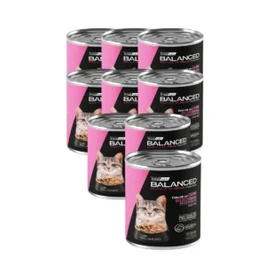 Vitalcan Balanced Soufflé Gato Cachorro Pollo Pack de 12 Latas x 340 gr c/u