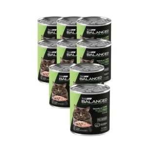 Vitalcan Balanced Soufflé Gato Castrado Merluza Pack de 12 Latas x 340 gr c/u